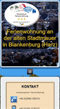 Mobile Screenshot of fewo-blankenburg-harz.de